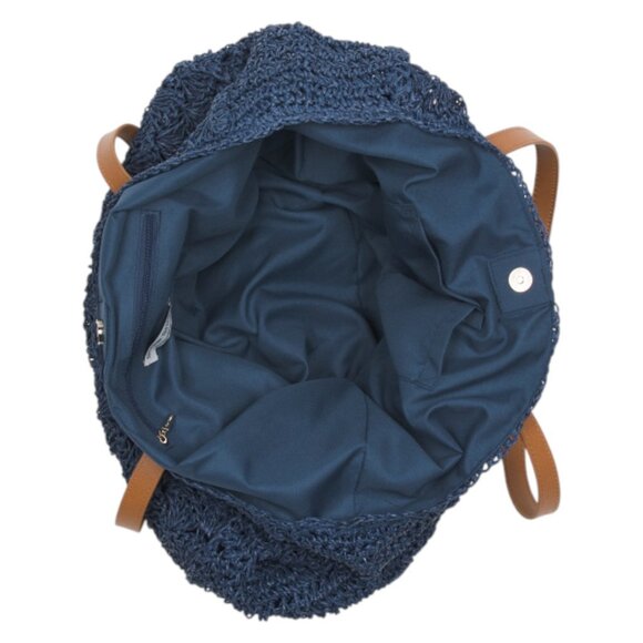 STRAW STUDIOS Hand Woven Straw Large Tote - Picture 2 of 4